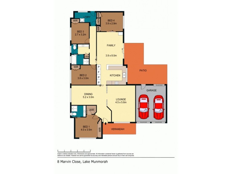 8 Marvin Close, Lake Munmorah NSW 2259 Floorplan