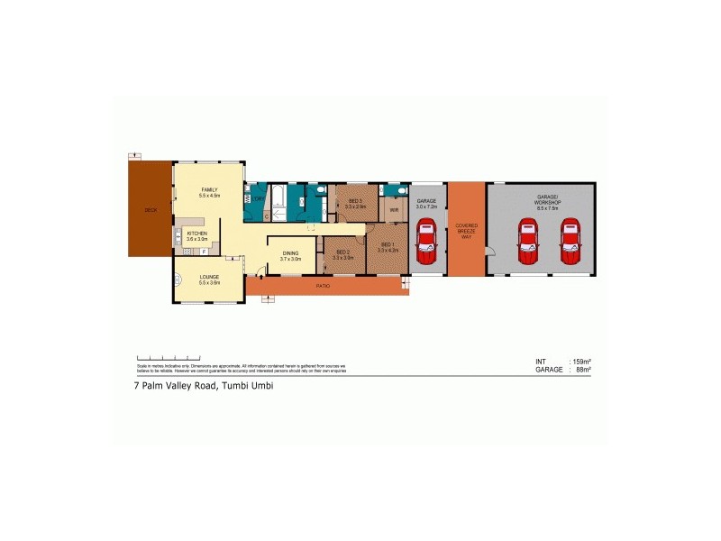 7 Palm Valley Road, Tumbi Umbi NSW 2261 Floorplan