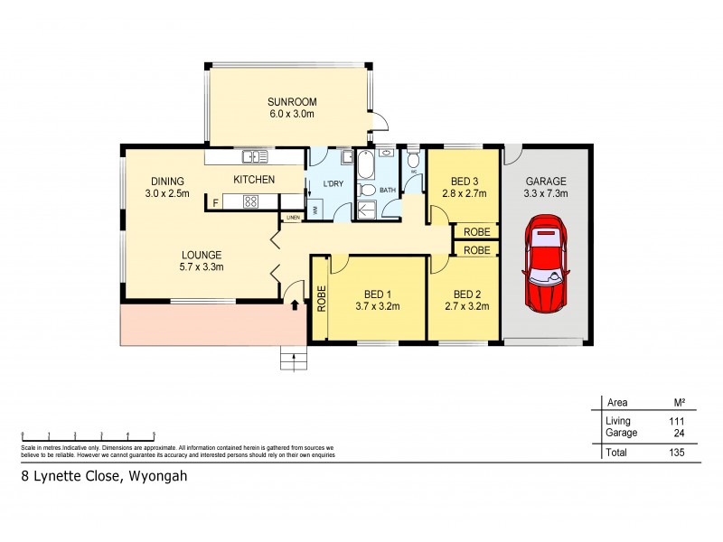 8 Lynette Close, Wyongah NSW 2259 Floorplan