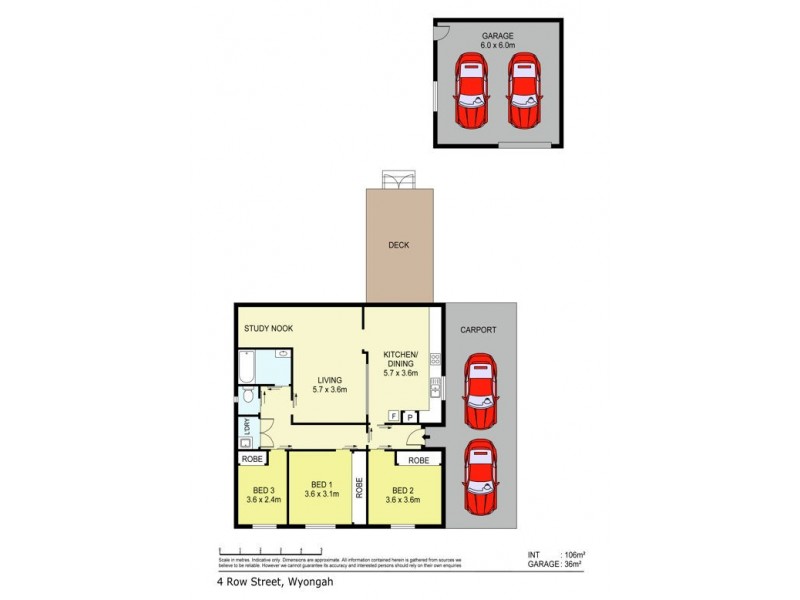 4 Row Street, Wyongah NSW 2259 Floorplan