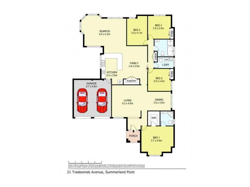 21 Tradewinds Avenue, Summerland Point NSW 2259 Floorplan
