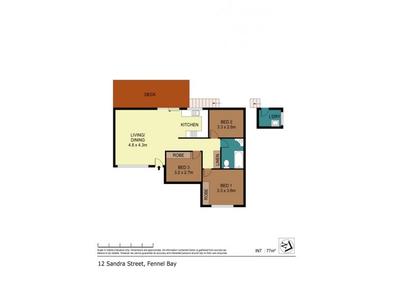 12 Sandra Street, Fennell Bay NSW 2283 Floorplan