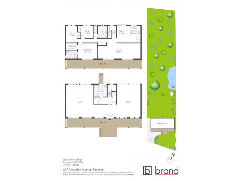 69a Wolseley Avenue, Tacoma NSW 2259 Floorplan