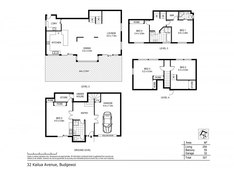 32 Kailua Ave, Budgewoi NSW 2262 Floorplan