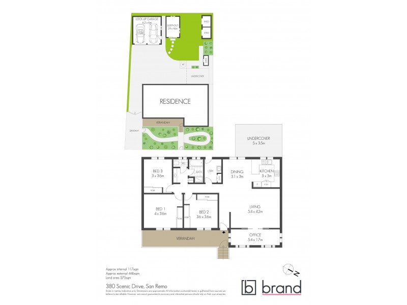 380 Scenic Drive, San Remo NSW 2262 Floorplan