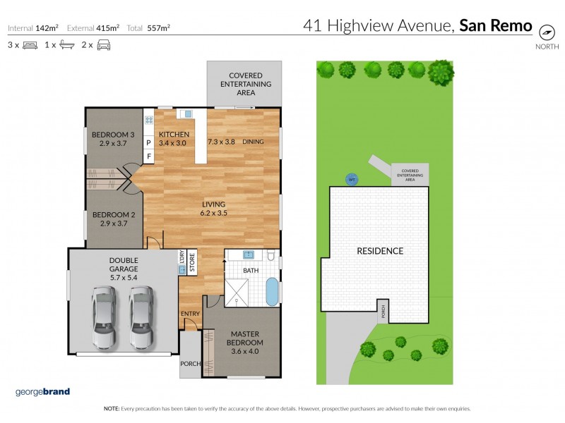 41 Highview Avenue, San Remo NSW 2262 Floorplan
