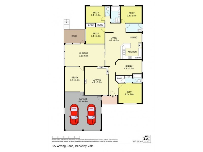 55 Wyong Road, Berkeley Vale NSW 2261 Floorplan