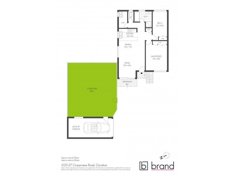 5/25-27 Ocean View Road, Gorokan NSW 2263 Floorplan
