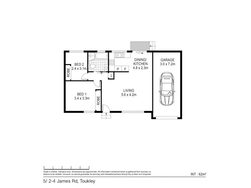 5/2-4 James Road, Toukley NSW 2263 Floorplan