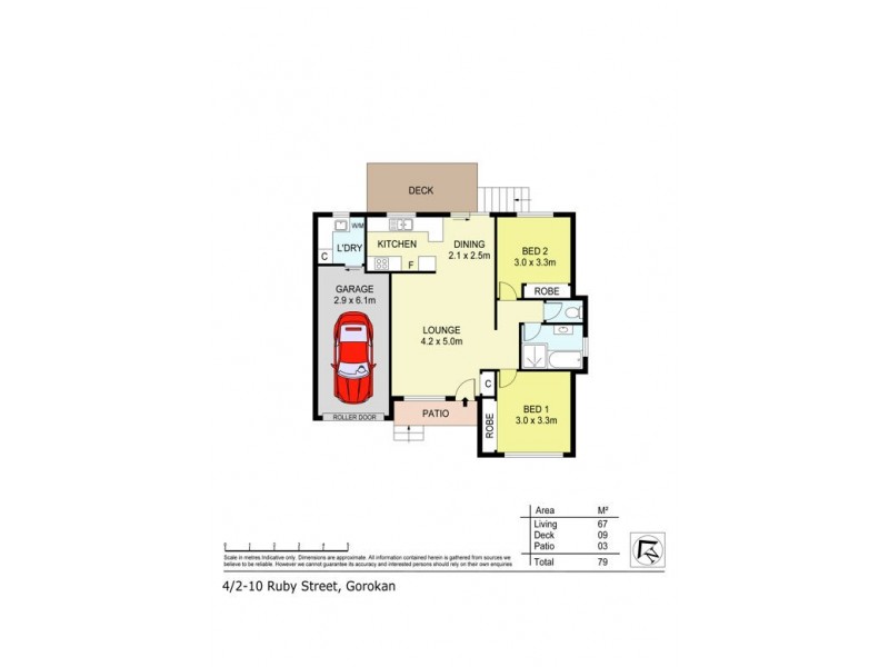 4/2-10 Ruby Street, Gorokan NSW 2263 Floorplan