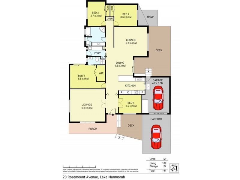 20 Rosemount Ave, Lake Munmorah NSW 2259 Floorplan