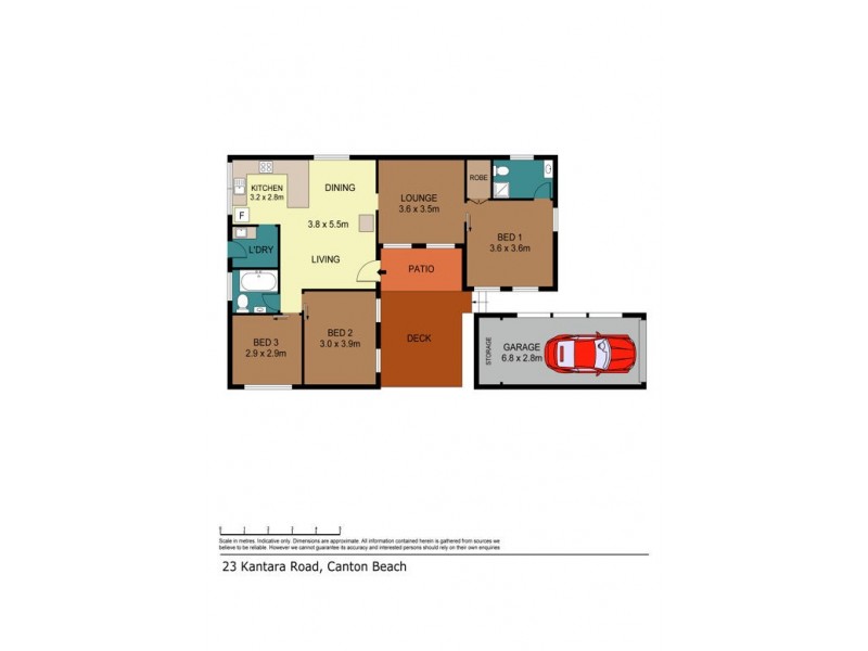23 Kantara Road, Canton Beach NSW 2263 Floorplan