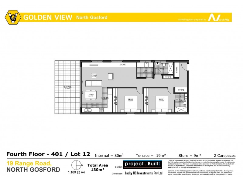 401/19 Range Road, North Gosford NSW 2250 Floorplan