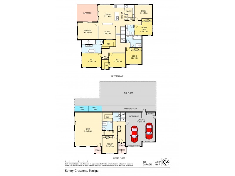 25 Sonny Crescent, Terrigal NSW 2260 Floorplan