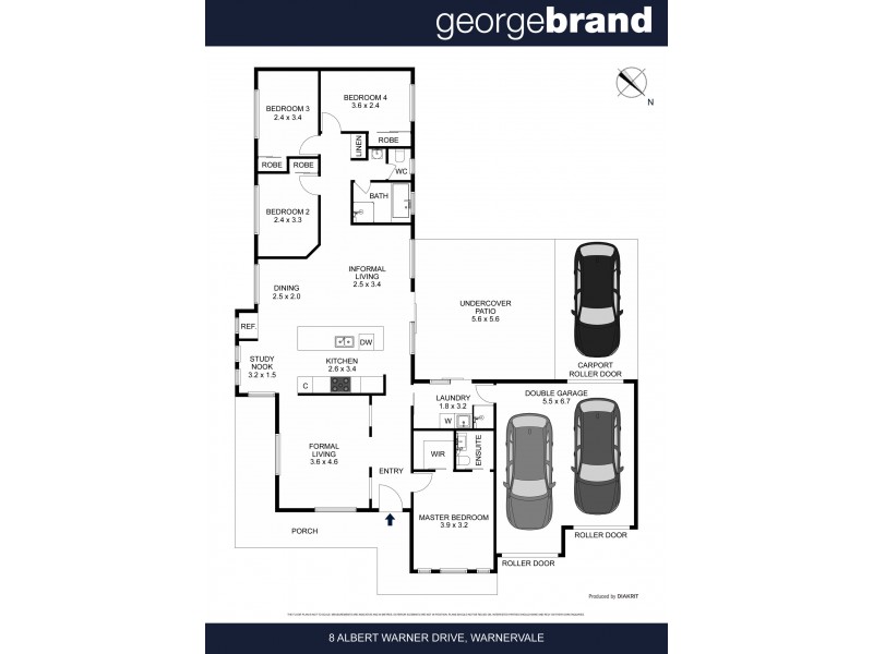 8 Albert Warner Drive, Warnervale NSW 2259 Floorplan