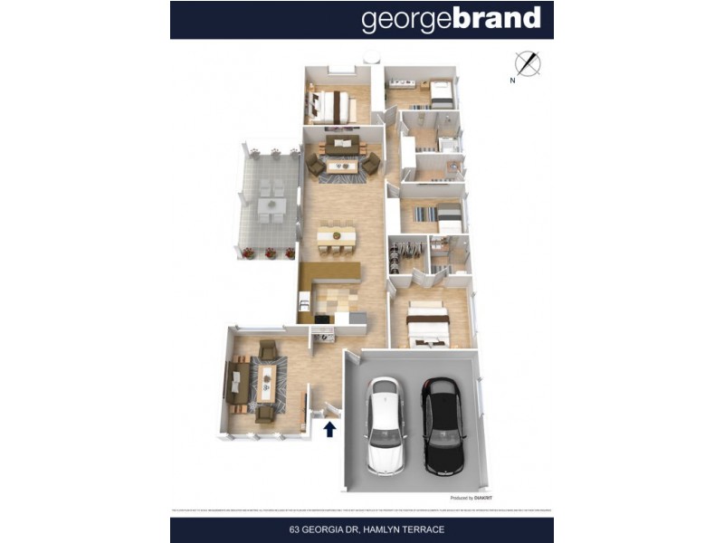 63 Georgia Drive, Hamlyn Terrace NSW 2259 Floorplan
