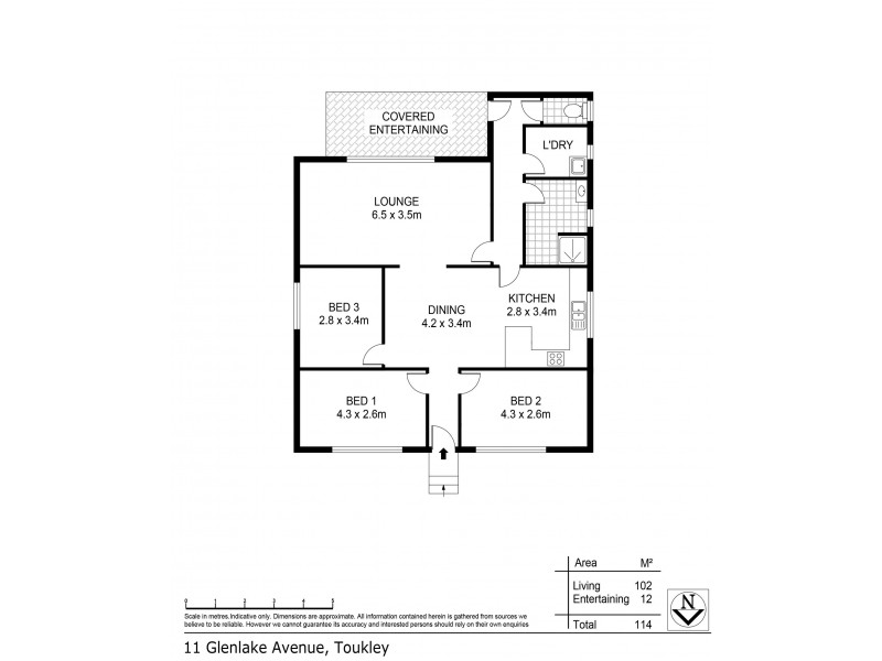 11 Glenlake Avenue, Toukley NSW 2263 Floorplan