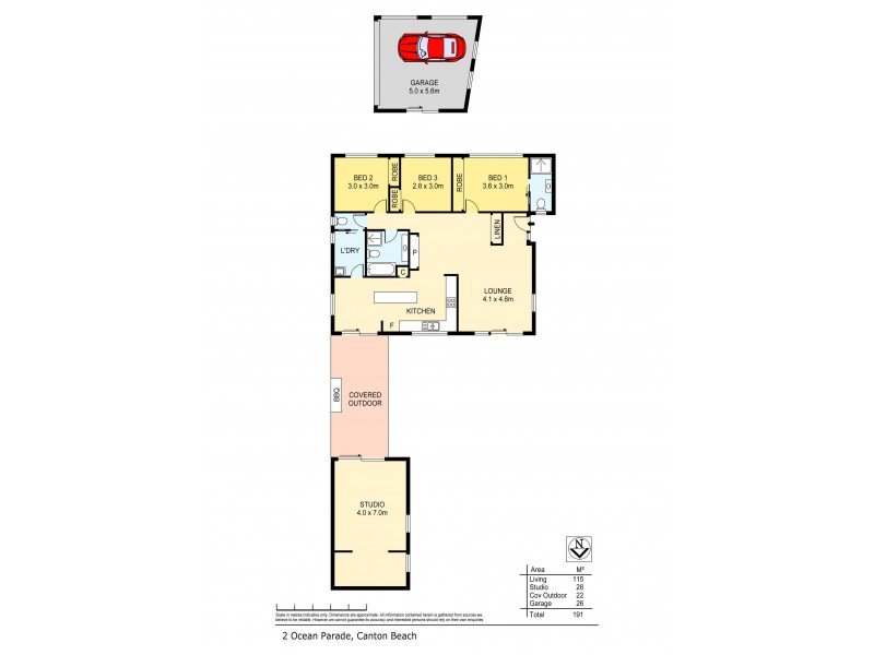 2 Ocean Parade, Noraville NSW 2263 Floorplan