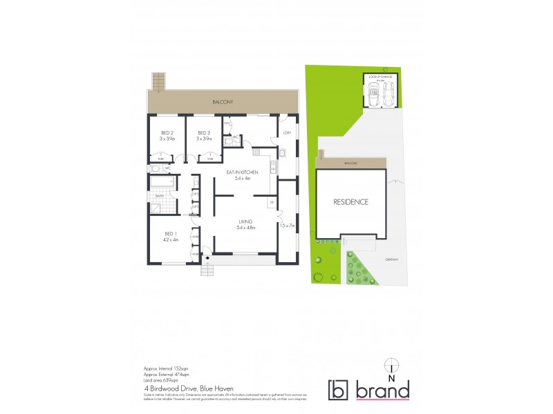 4 Birdwood Drive, Blue Haven NSW 2262 Floorplan