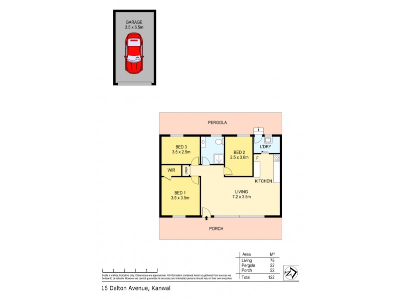 16 Dalton Avenue, Kanwal NSW 2259 Floorplan