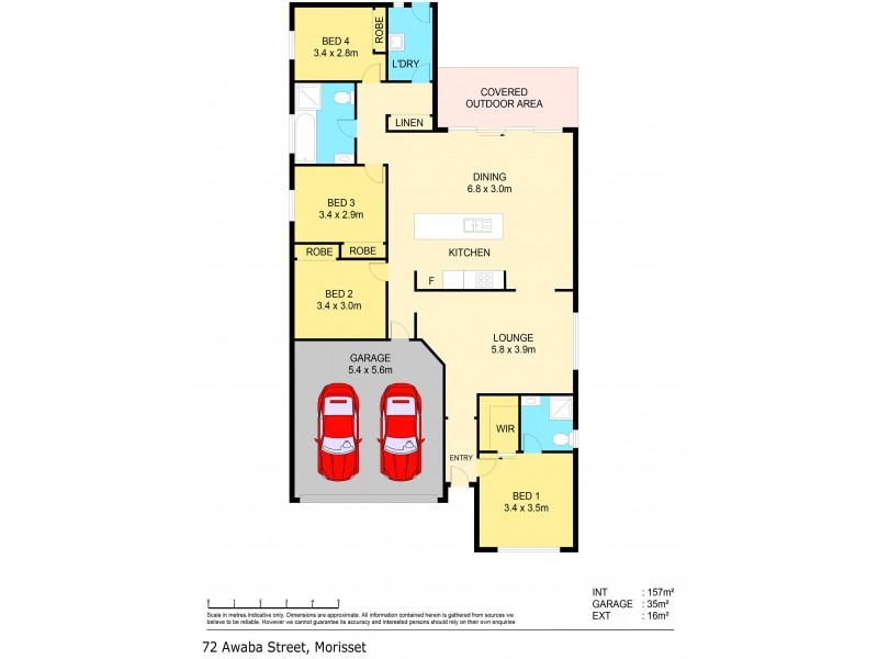 72 Awaba Street, Morisset NSW 2264 Floorplan