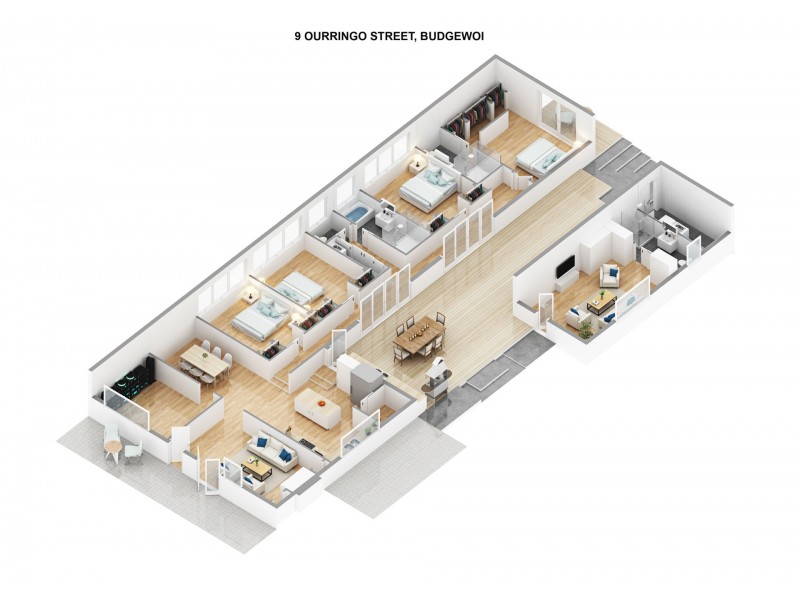 9 Ourringo Street, Budgewoi NSW 2262 Floorplan