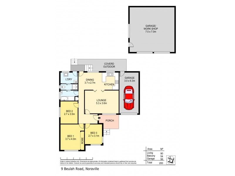 9 Beulah Road, Noraville NSW 2263 Floorplan