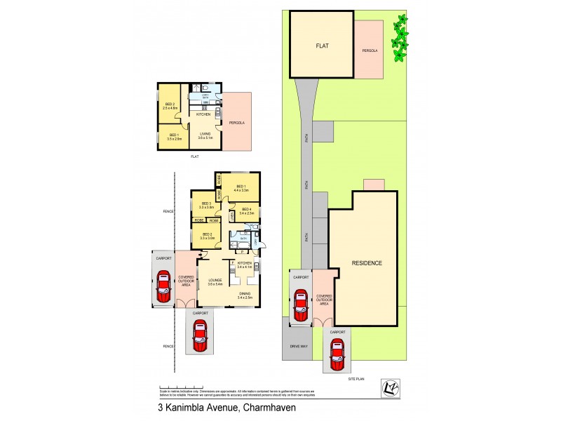 3 Kanimbla Ave, Charmhaven NSW 2263 Floorplan