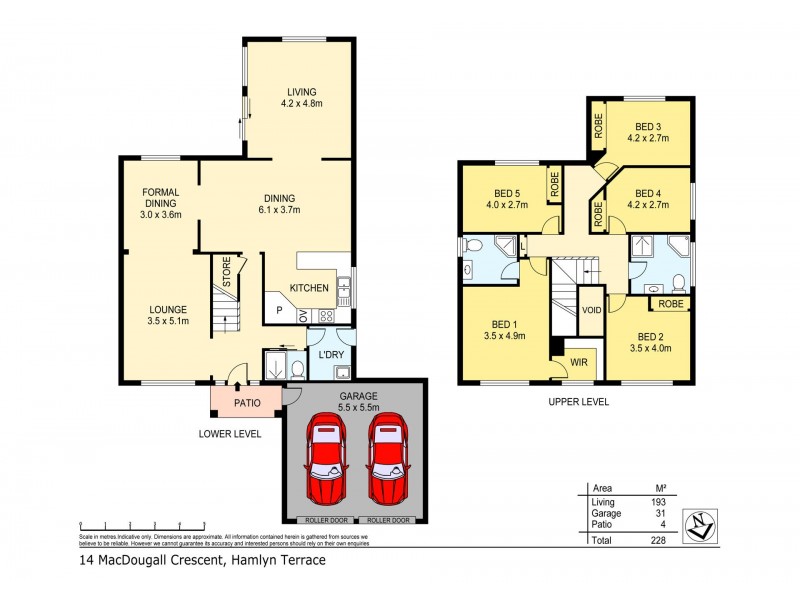 14 MacDougall Crescent, Hamlyn Terrace NSW 2259 Floorplan