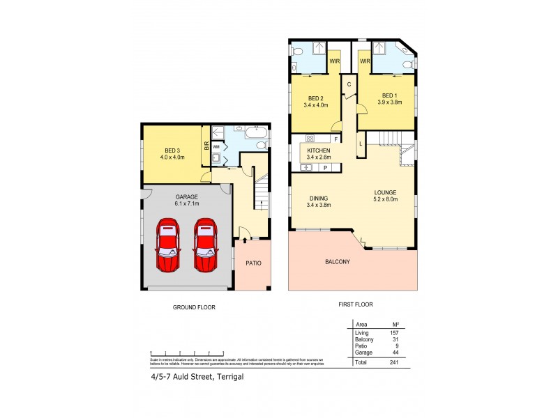 1/34 Boomerang Street, Terrigal NSW 2260 Floorplan