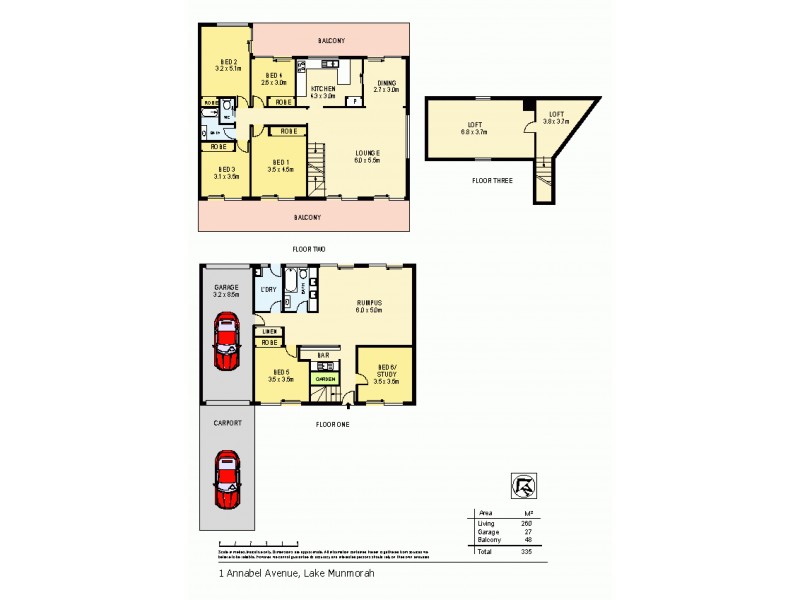 1a Annabel Avenue, Lake Munmorah NSW 2259 Floorplan
