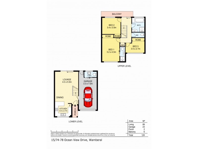 15/74-78 Ocean View Drive, Wamberal NSW 2260 Floorplan