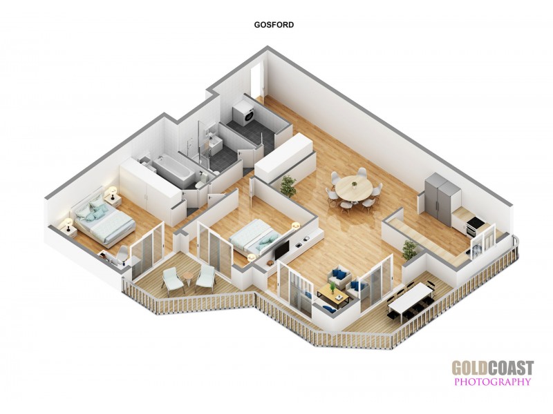16/127 Georgiana Terrace, Gosford NSW 2250 Floorplan