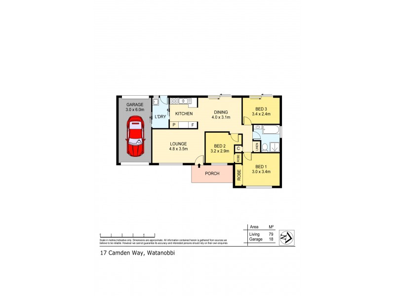 17 Camden Way, Watanobbi NSW 2259 Floorplan