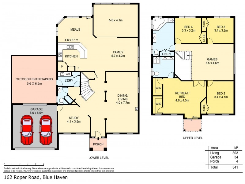 162 Roper Road, Blue Haven NSW 2262 Floorplan
