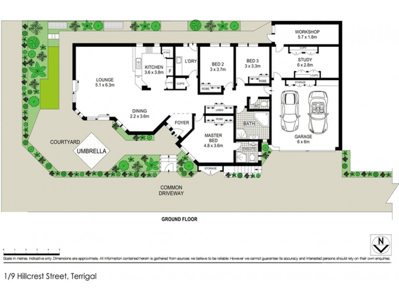 1/9 Hillcrest Street, Terrigal NSW 2260 Floorplan