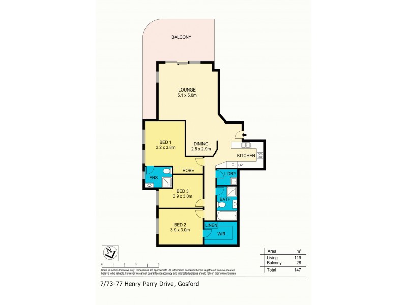 7/73-77 Henry Parry Drive, Gosford NSW 2250 Floorplan