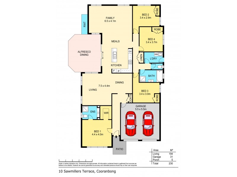 10 Sawmillers Terrace, Cooranbong NSW 2265 Floorplan