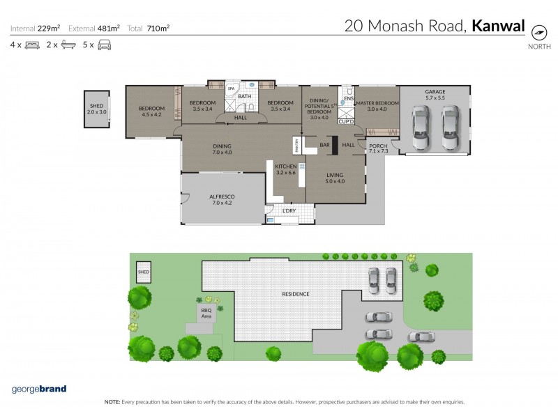 Kanwal NSW 2259 Floorplan