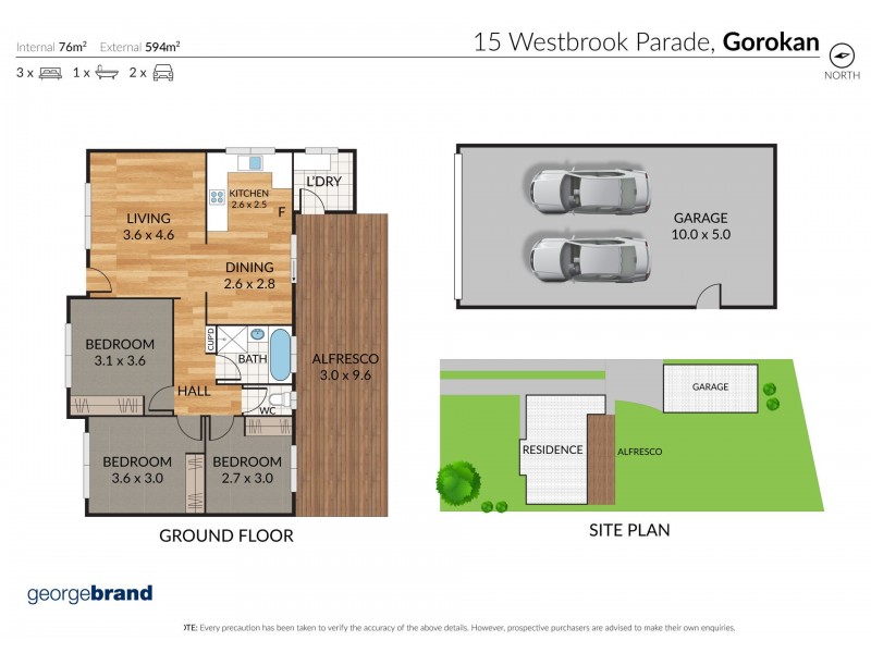 15 Westbrook Parade, Gorokan NSW 2263 Floorplan