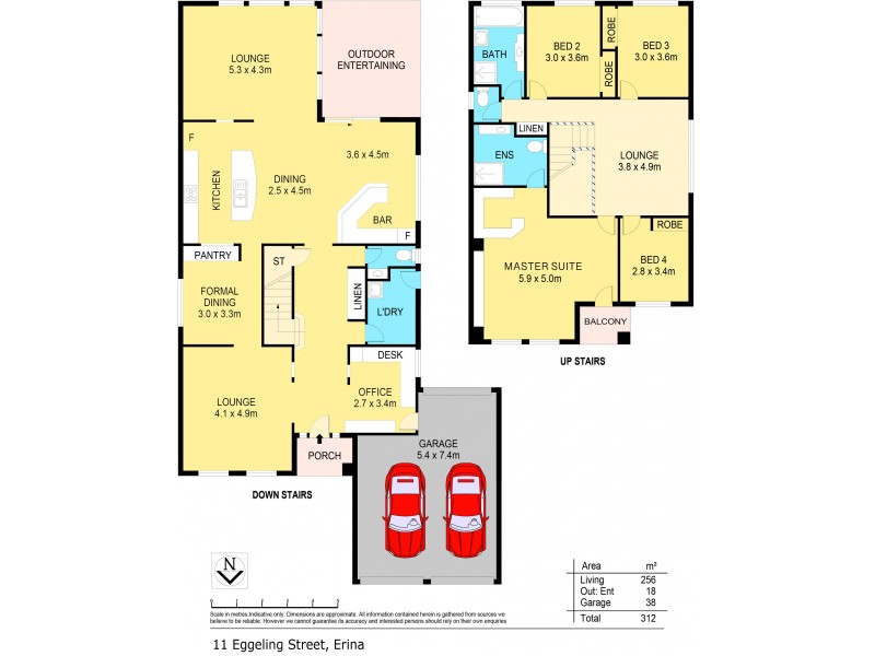 11 Eggeling Street, Erina NSW 2250 Floorplan