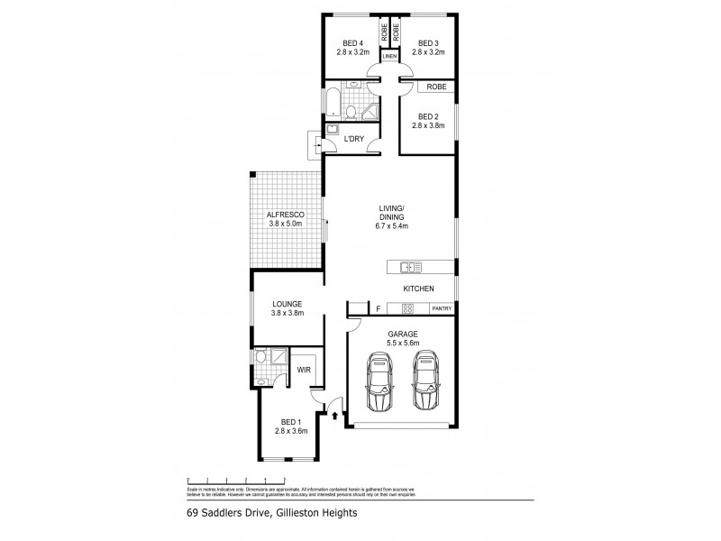 69 Saddlers Drive, Gillieston Heights NSW 2321 Floorplan