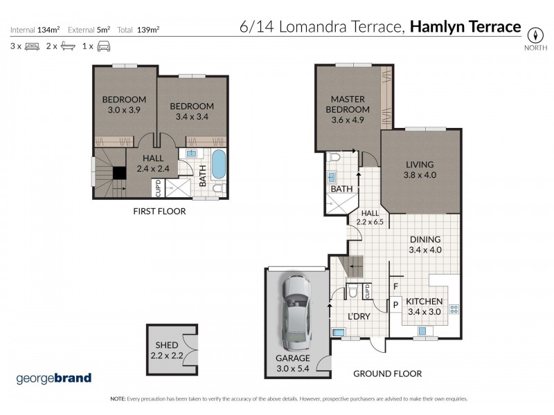 6/14 Lomandra Terrace, Hamlyn Terrace NSW 2259 Floorplan