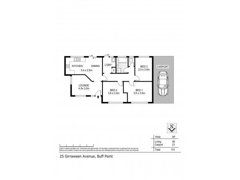 25 Girraween Street, Buff Point NSW 2262 Floorplan