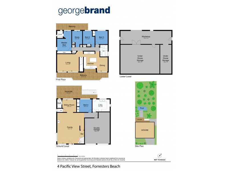 4 Pacific View Street, Forresters Beach NSW 2260 Floorplan