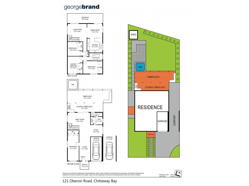 121 Oberon Road, Chittaway Bay NSW 2261 Floorplan