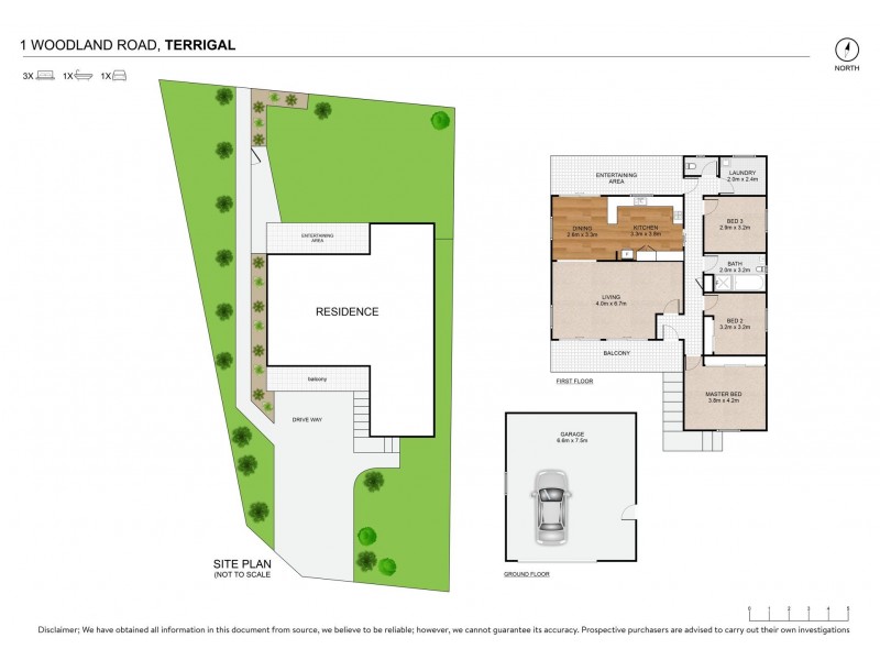 1 Woodland Road, Terrigal NSW 2260 Floorplan