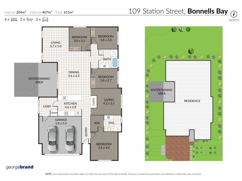 109 Station Street, Bonnells Bay NSW 2264 Floorplan