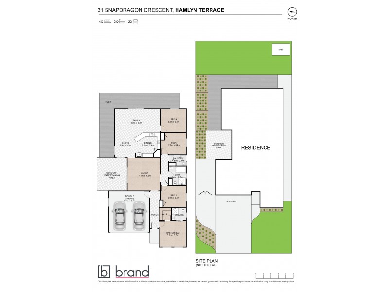 31 Snapdragon Crescent, Hamlyn Terrace NSW 2259 Floorplan