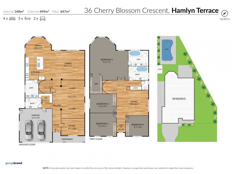 36 Cherry Blossom Crescent, Hamlyn Terrace NSW 2259 Floorplan